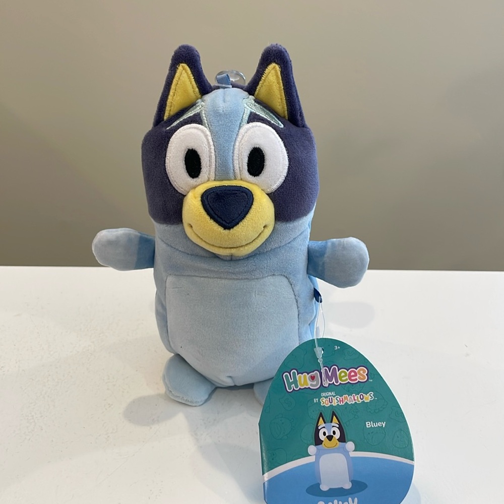 NWT 6” Disney Bluey Hugmees Squishmallow